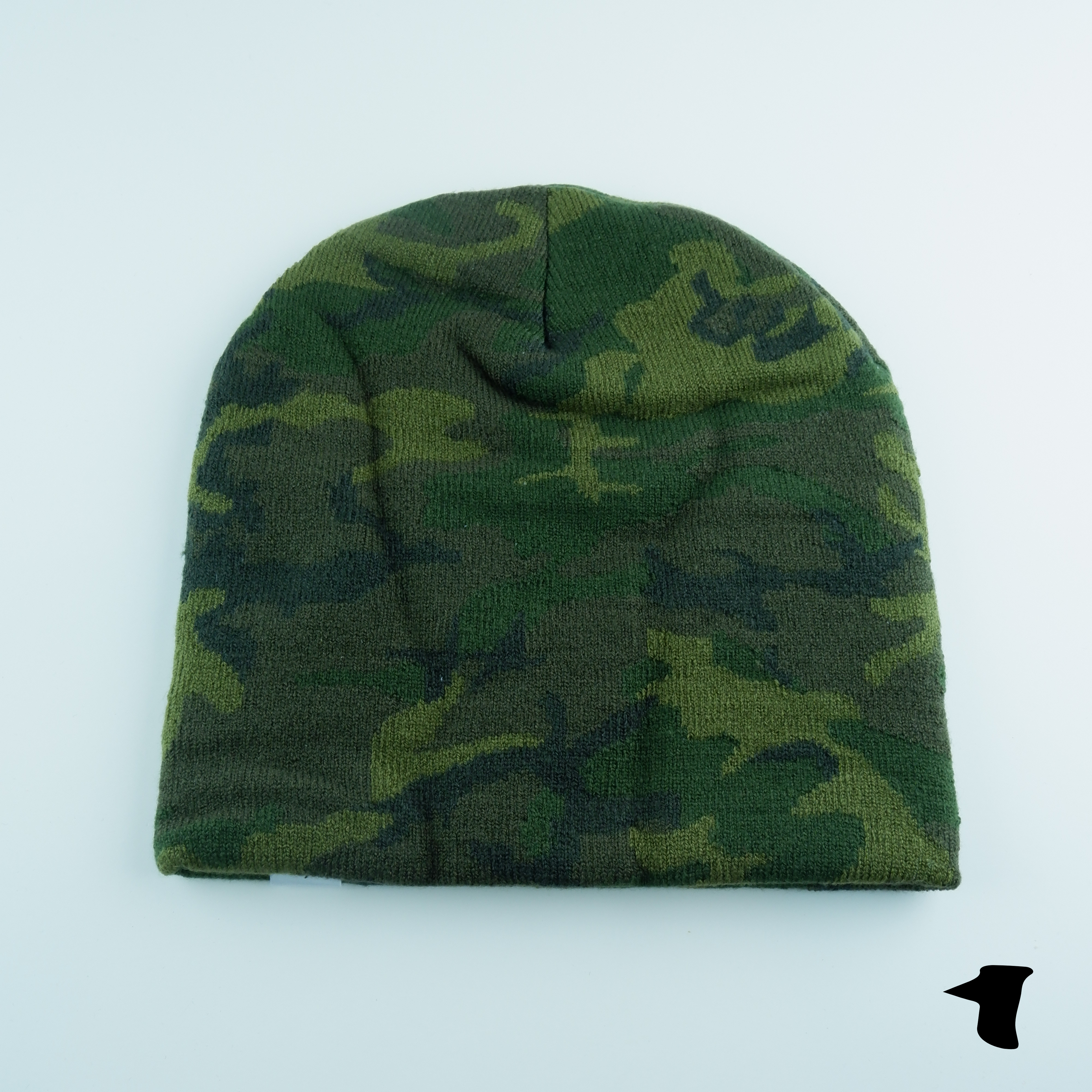GREEN CAMO SKULLY