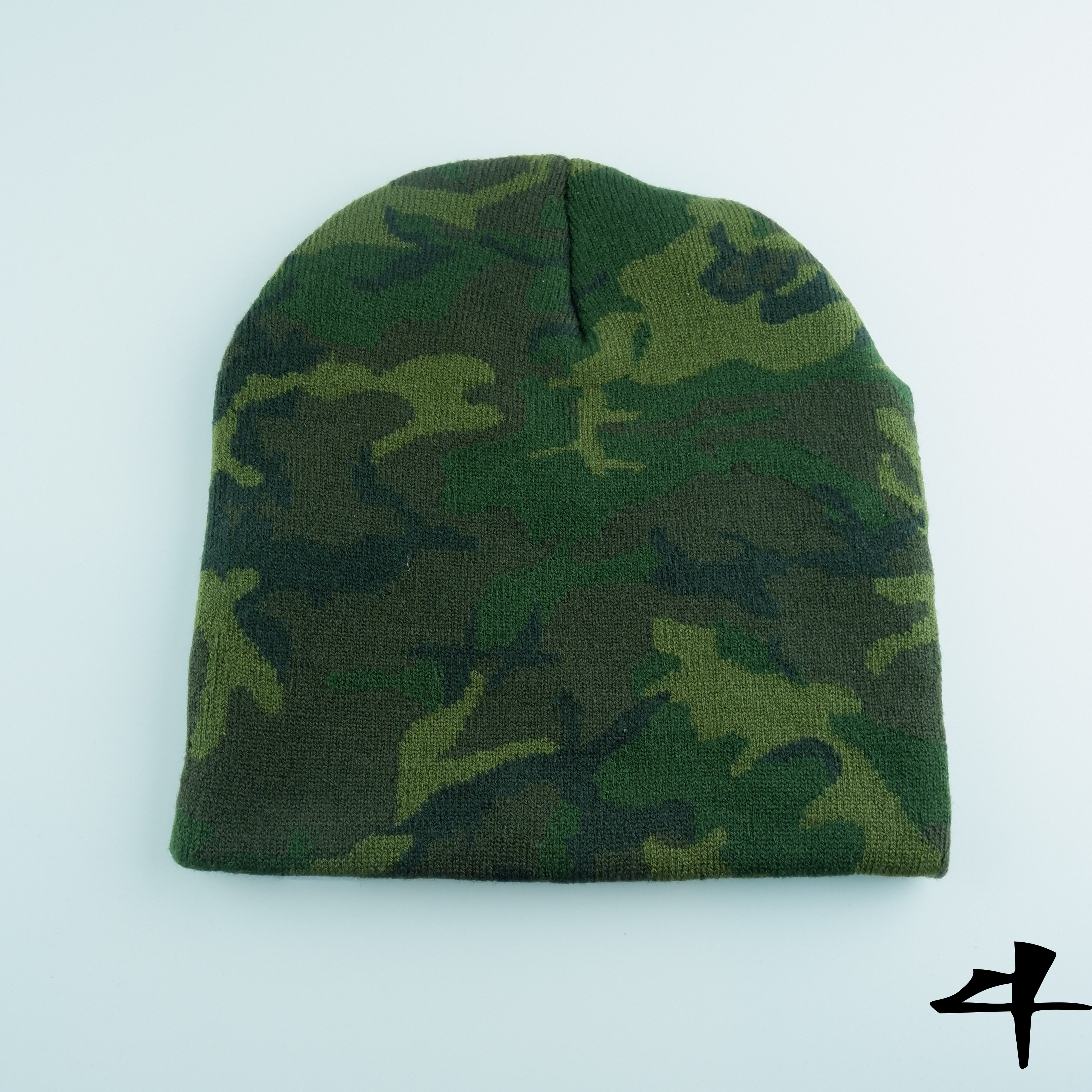 GREEN CAMO SKULLY