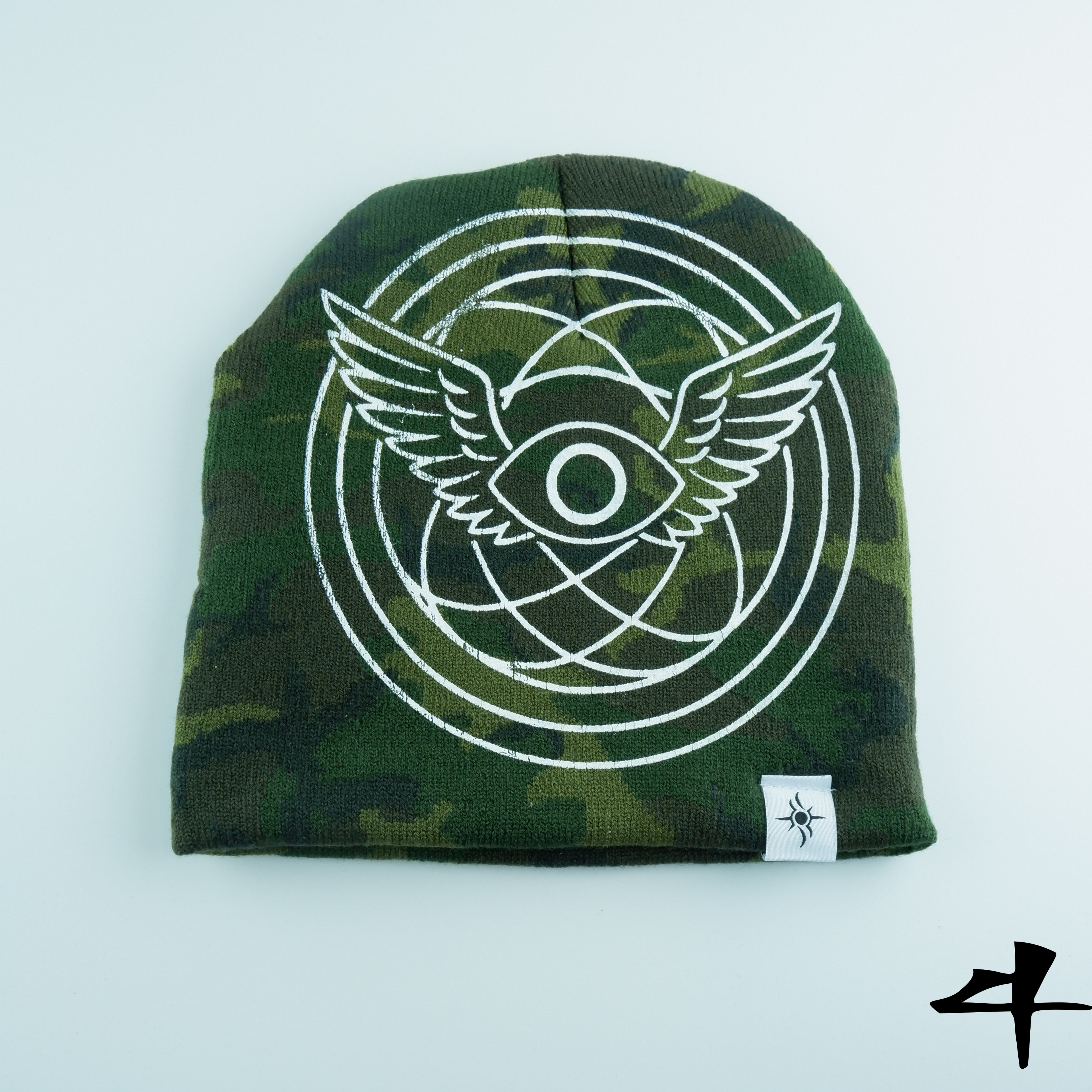 GREEN CAMO SKULLY