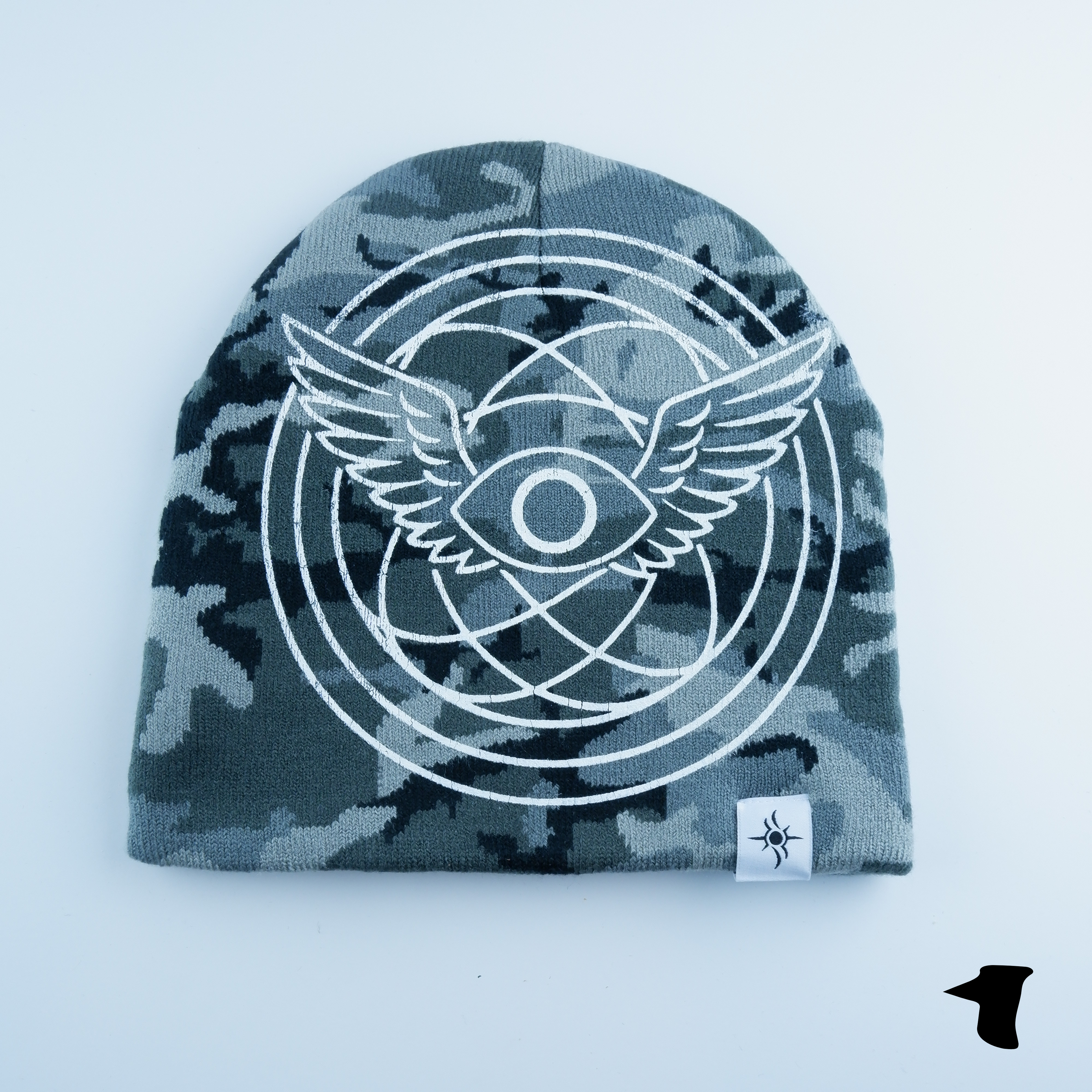 GREY CAMO SKULLY