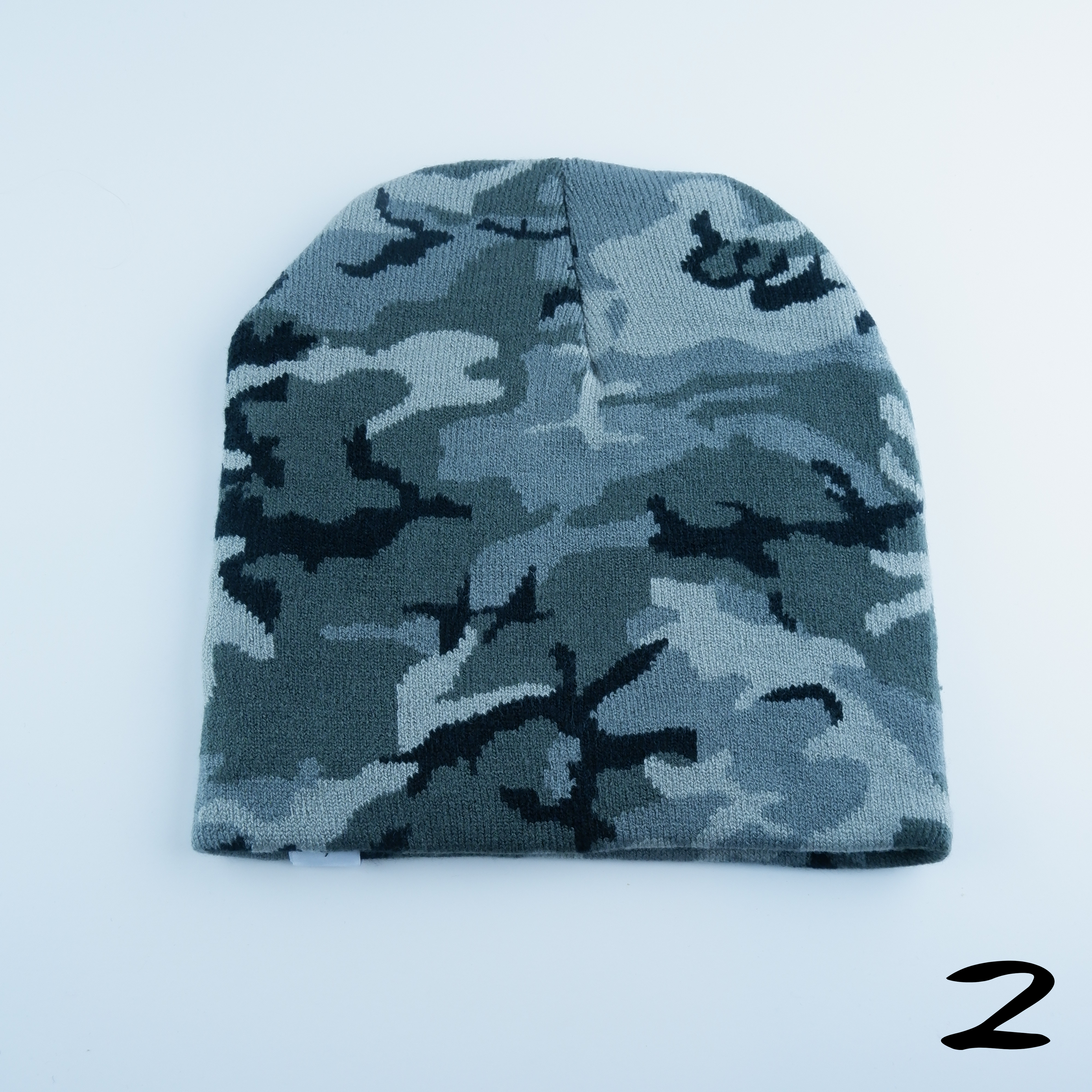 GREY CAMO SKULLY