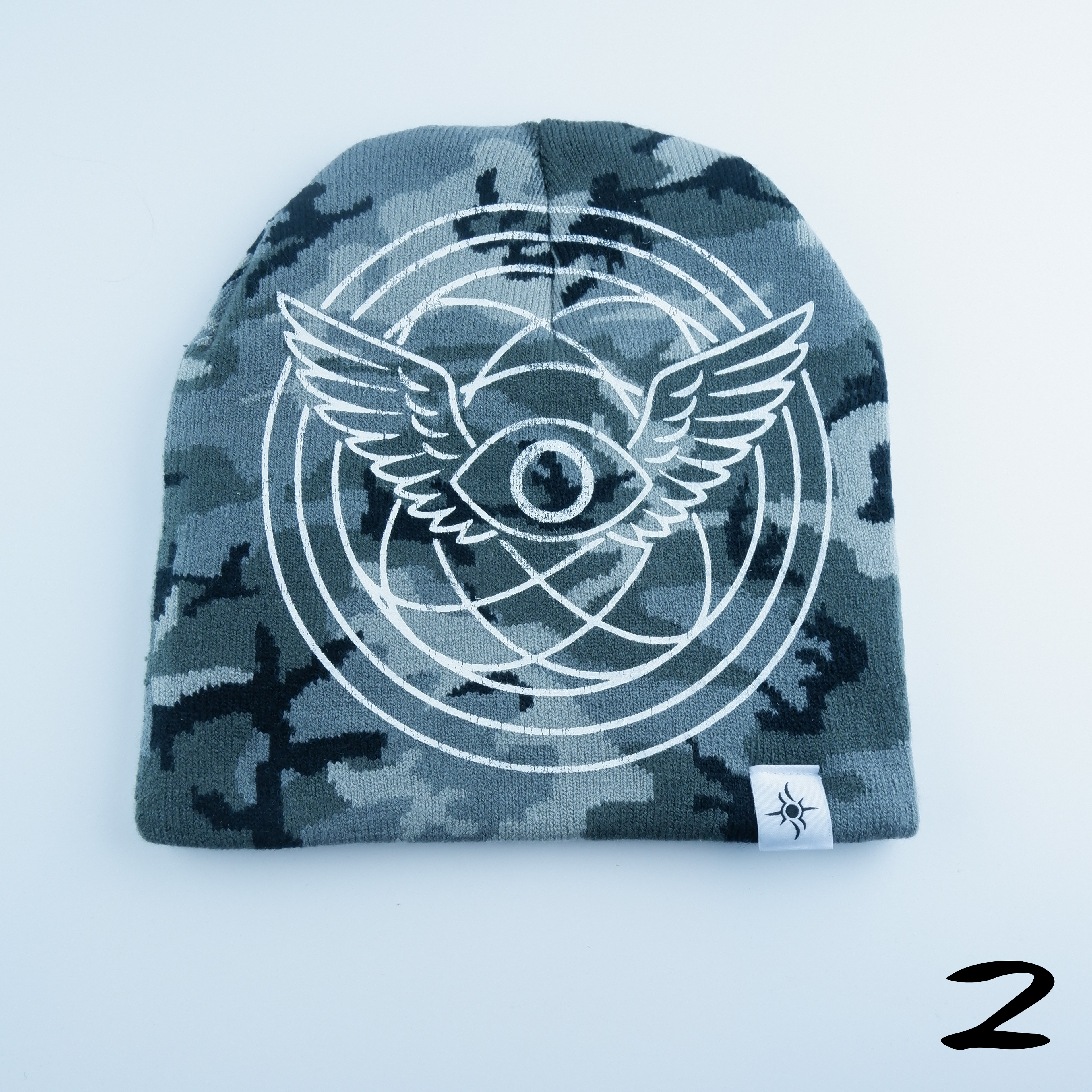 GREY CAMO SKULLY